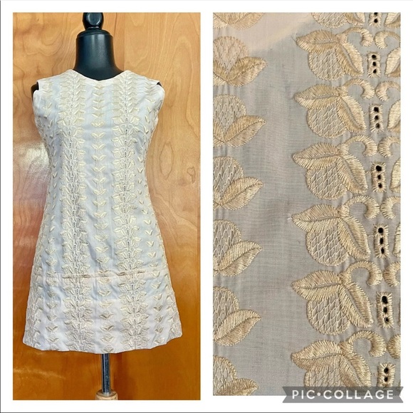 Vintage 60s or 70s Mod Micro Mini Tunic Dress - Picture 2 of 7